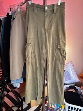 Cotton Candy Olive Green Cargo Pants